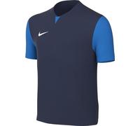Nike Short-Sleeve Soccer Jersey Y NK DF Trophy V JSY SS, Midnight Navy/Photo Blue/White, DR0942-410, XS