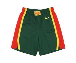 Nike - Shorts Équipe de Basket Lituanie Vert/Rouge - Homme - Sport - Multicolore - Taille: M