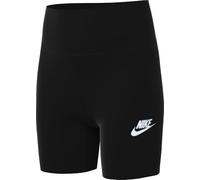 Nike Shorts Girls NSW Clssc 5In HR Bike Short, Black/White, FZ5581-010, L