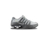 Nike Shox NZ 378341-009 Chaussures de Sport pour Homme, Gris foncé, Gris foncé, Loup, Gris Volt, Noir, Argent métallisé, 42.5 EU