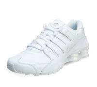 Nike Shox NZ Chaussures pour homme Blanc/argenté/rouge, multicolore, 43 EU