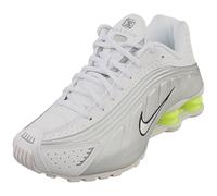 Nike Shox R4 Chaussures (AR3565-102, blanc/argent métallique/volt/blanc), Blanc/argenté métallique/volt/blanc, 36.5 EU