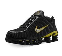 Nike Shox TL Baskets Noir CN0151-002, Noir Dynamic Jaune Argent Métallisé, 41 EU