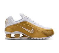 Chaussure Nike Shox R4 pour ado Metallic Gold/Blanc/Metallic Gold 38.5