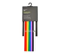 Nike Skinny Headbands 8 PK Élastique Tennis Swoosh Cheveux Pack 8 pièces (Pimento/Orange Blaze/Sunlight)
