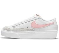 Nike Sneaker W Blazer Low Platform, White/Pink Glaze-Summit White-Black, DJ0292-103, 44 EU (W 11.5 US)