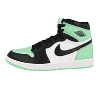 Nike Air Jordan 1 Retro High OG Chaussures pour homme Blanc/Noir-Vert Glow DZ5485 130, Blanc/noir-vert brillant, 42.5 EU