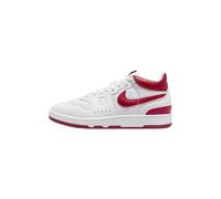 NIKE - Sneakers Attack en Cuir, Blanc-Rouge (14)