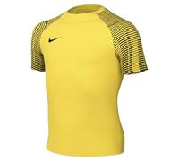 Nike Soccer Jersey Y NK DF Academy JSY SS, Tour Yellow/Black/Black, DH8369-719, XL