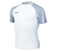 Nike Soccer Jersey Y NK DF Academy JSY SS, White/Royal Blue/Royal Blue, DH8369-102, M