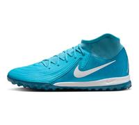 Nike Soccer Shoe Phantom Luna II Academy TF, Blue Fury/White, FJ2566-400, 45 EU (M 11 US)