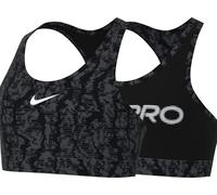 Nike Soutien-Gorge De Sport G NK Swoosh Rev AOP Bra, Black/White, FZ5820-010, S