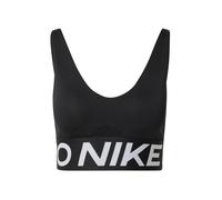 NIKE Soutien-gorge de sport 'Indy' noir / blanc, Taille XS