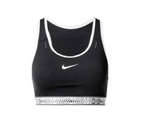 NIKE Soutien-gorge de sport noir / blanc, Taille XS