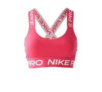 NIKE Soutien-gorge de sport rose / blanc, Taille XS