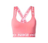 NIKE Soutien-gorge de sport saumon / blanc, Taille M