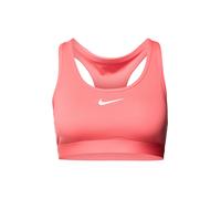 NIKE Soutien-gorge de sport 'SWOOSH' corail / blanc, Taille S
