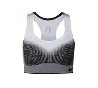 NIKE Soutien-gorge de sport 'SWSH' gris clair / rouge clair / noir, Taille XS