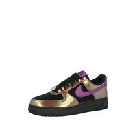 Nike Sportswear Baskets basses 'Air Force 1 '07 LV8' or / violet / noir, Taille 44