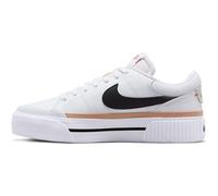 Nike Sportswear Femmes Baskets basses 'COURT LEGACY LIFT' beige / noir / blanc, Gris 40 1/2