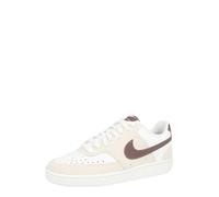 Nike Sportswear Baskets basses 'Court Vision' chamois / chocolat / blanc, Taille 36,5