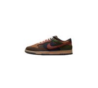 Nike Sportswear Baskets basses 'Dunk Low Retro Premium' chocolat / umbra / vert foncé / rouge pastel, Taille 45,5
