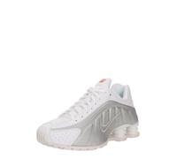 Nike Sportswear Baskets basses 'Shox R4' gris argenté / rouge / blanc, Taille 42