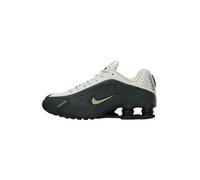 Nike Sportswear Baskets basses 'SHOX R4' or / noir / blanc cassé, Taille 42