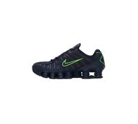 Nike Sportswear Baskets basses 'Shox TL' bleu marine / vert fluo, Taille 44