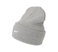 Nike Sportswear Bonnet 'Peak Swoosh' gris / blanc, Taille 55-60
