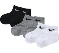 Nike Chaussettes Cheville 3 paires Unisexe Blanc Taille 23.5-27
