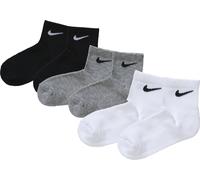 Nike Sportswear Chaussettes 'Ankle' gris / noir / blanc, Taille 30,5