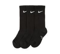 Nike - Kid's Everyday Cushioned Crew Socks 3-Pack - Chaussettes multifonctions - Unisex M - EU: 38-42 - black / white