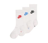 Nike Everyday Essential Crew 3 Pack Unisexe - Chaussettes, Rouge - Taille 34 - 38 Red 34 - 38