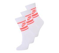 Nike Sportswear Chaussettes 'Everyday Essential' saumon / blanc, Taille 46-50