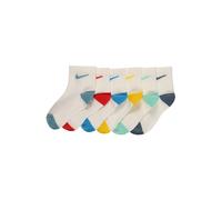 Nike Bébé Fille Lot De 6 Paires Chaussettes Unisexes Pop Color Ankle Pn0299.u3h, Multicolore, 21 EU