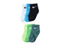 Nike Sportswear Chaussettes 'SWOOSH' azur / vert / noir / blanc, Taille 16-18,5