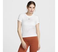 Nike Sportswear Chill Knit T-Shirt Womens Blanc 10 (S) Female