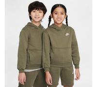Nike Sportswear Club Fleece Big Kids' Pullover Hoodie MEDIUM OLIVE/BLANC 9-10 ans Male