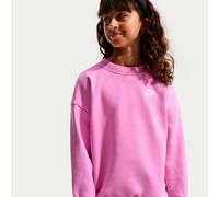 Nike Sportswear Club Fleece Oversized Crew Sweat-shirt Enfants-lilas, blanc L
