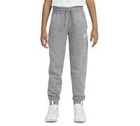 Nike Sportswear Club Fleece Pantalon De Jogging Garçon, Carbone Heather/Blanc, S