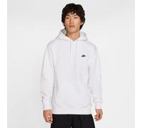 Nike Sportswear Club Fleece Pullover Hoodie Mens Blanc/Noir L Male
