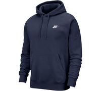 Nike Homme Sportswear Club Fleece Felpa Con Cappuccio, Bleu (Midnight Navy/White), S EU