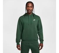 Nike Sportswear Club Fleece Pullover Hoodie Mens Sapin/Blanc M Male