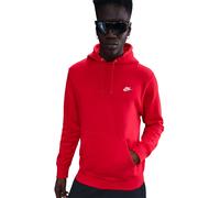 Nike Sportswear Club Fleece Pullover Hoodie Mens Uni Rouge/Blanc S Male