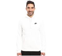 Nike Sportswear Club Pullover Hoodie Sweat à Capuche Homme, White/White/Black, FR : M (Taille Fabricant : M)