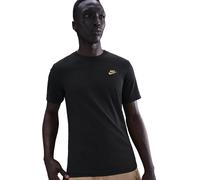 Nike Sportswear Club T-Shirt Mens Noir/Or SL M Male