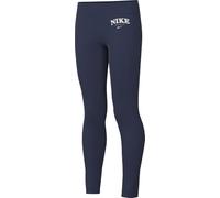 Nike Sportswear FD0889-410 Legging Taille Haute pour Enfants Plus âgés (Filles) Bleu Marine (Midnight Navy) Taille XL