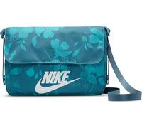Nike Sportswear Futura Crossbody-Tasche (Damen) (3 L), Sac bandoulière pour Femme, Bleu fumé/Cactus/Blanc, Taille Unique