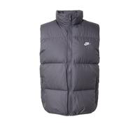 Nike Sportswear Gilet 'CLUB' gris foncé / blanc, Taille L